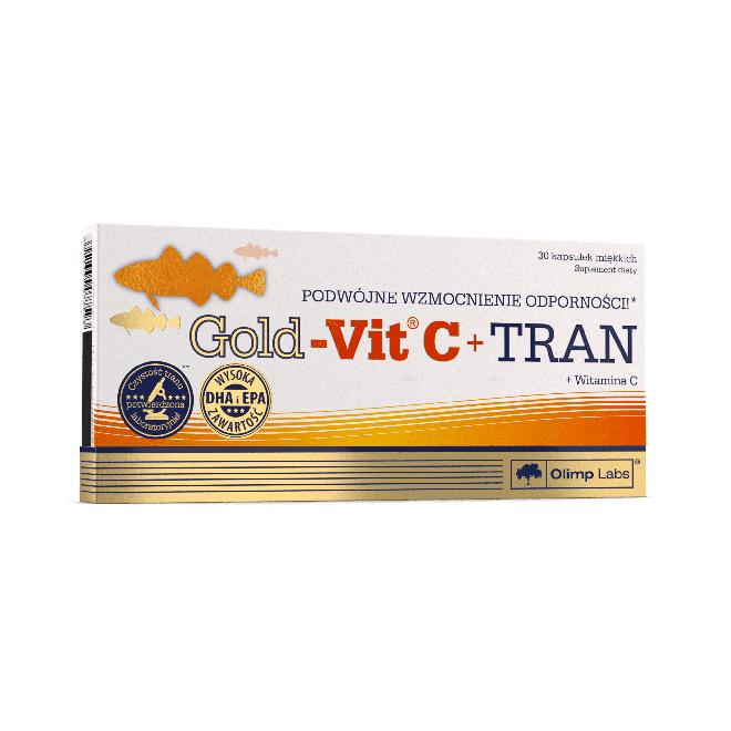 Olimp Gold-Vit C + Tran - 30 kapsułek odporność