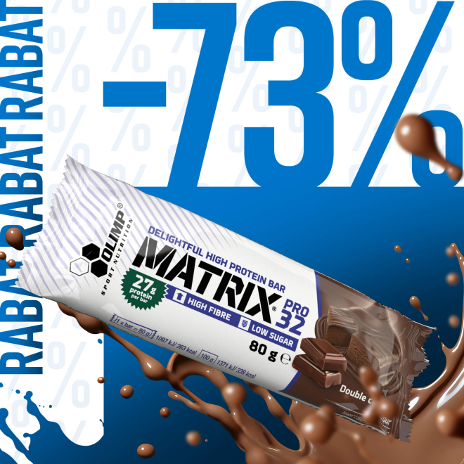 Termin: 16.10.2024 | Olimp Matrix® Pro 32 - 80 g - Double Chocolate