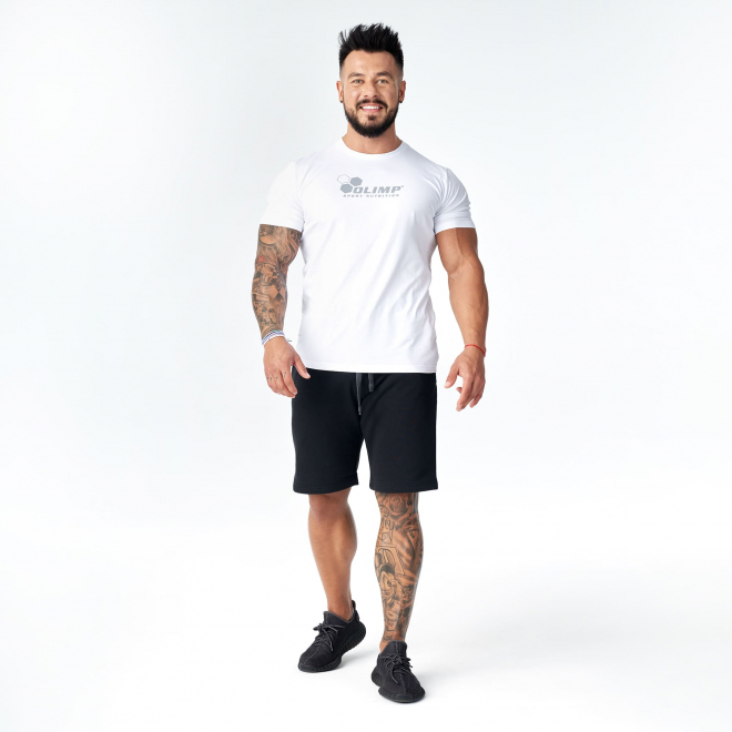 Męski T-shirt Olimp – Men Basic T-shirt biały