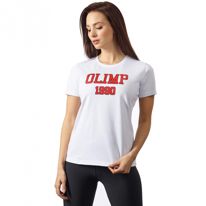 Damska koszulka Olimp - Women's T-shirt 1990 White