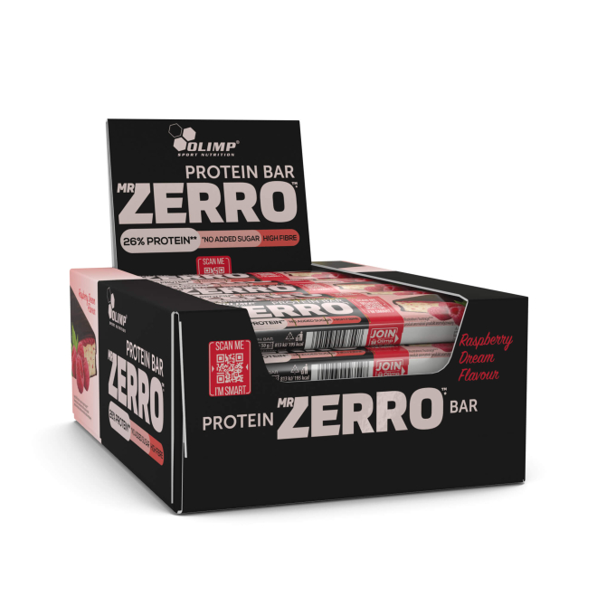 Olimp Mr Zerro Protein Bar - 25 x 50 g Malina
