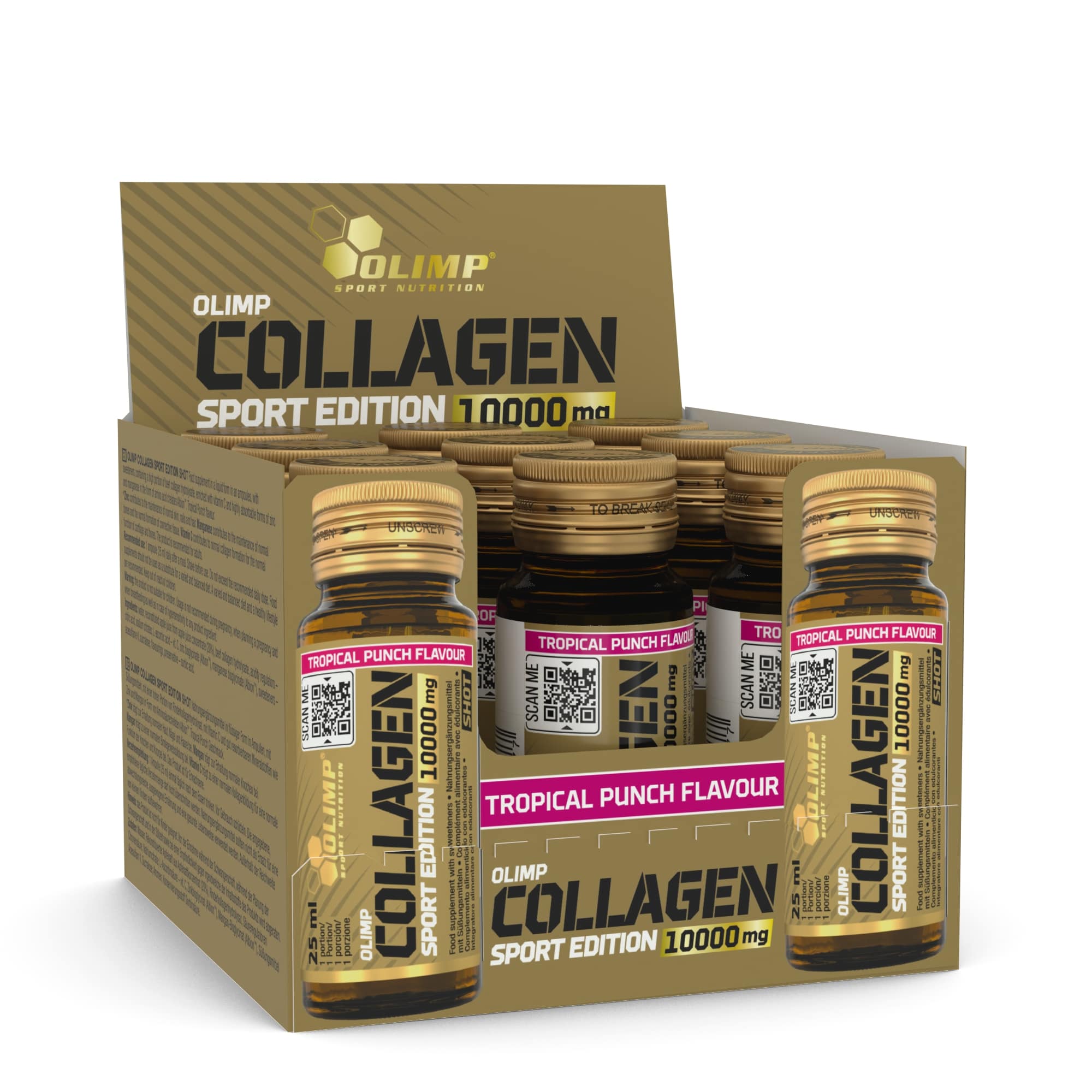 9 x Olimp Collagen Shot Sport Edition - 25 ml