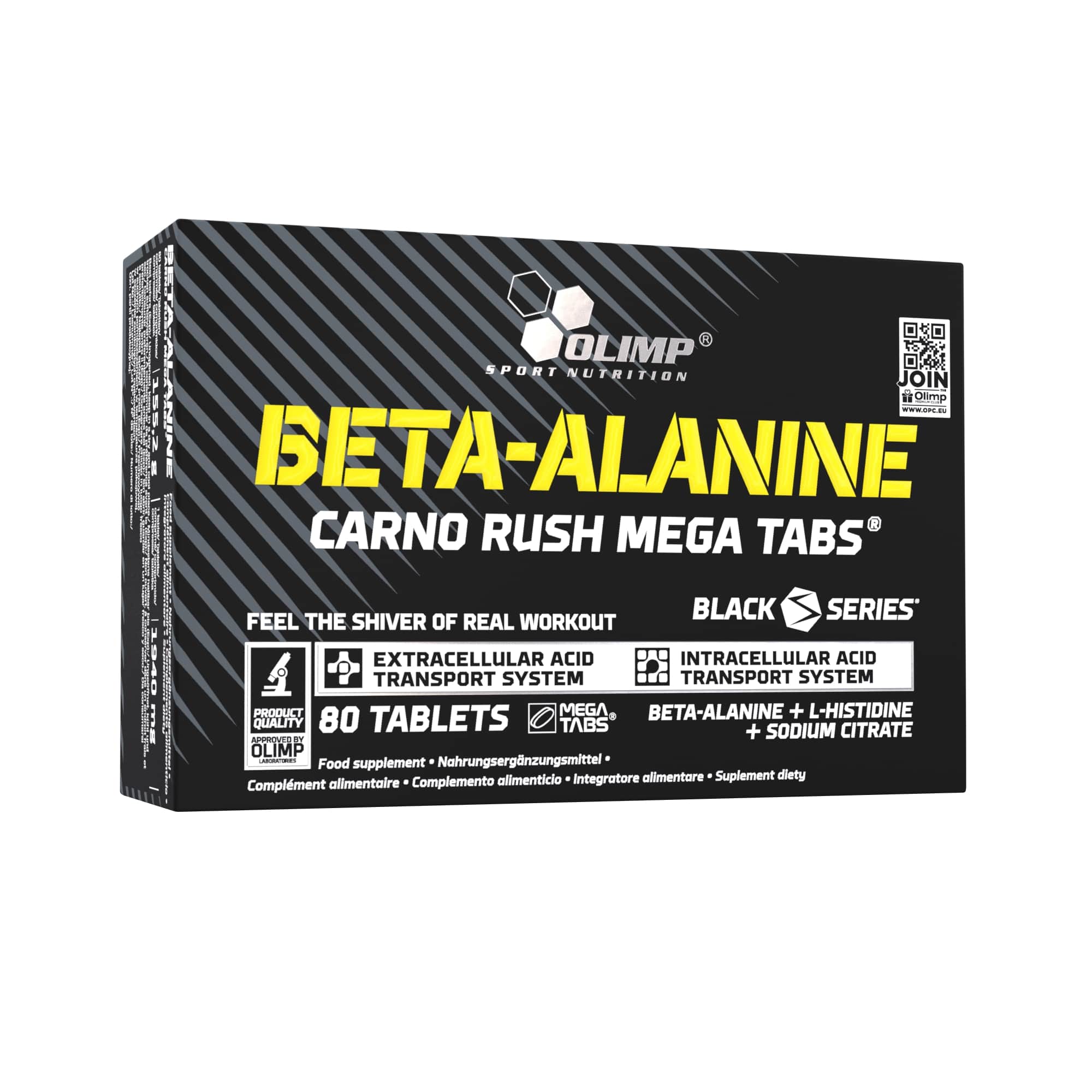 Olimp Beta-Alanine Carno Rush Mega Tabs - 80 Comprimés